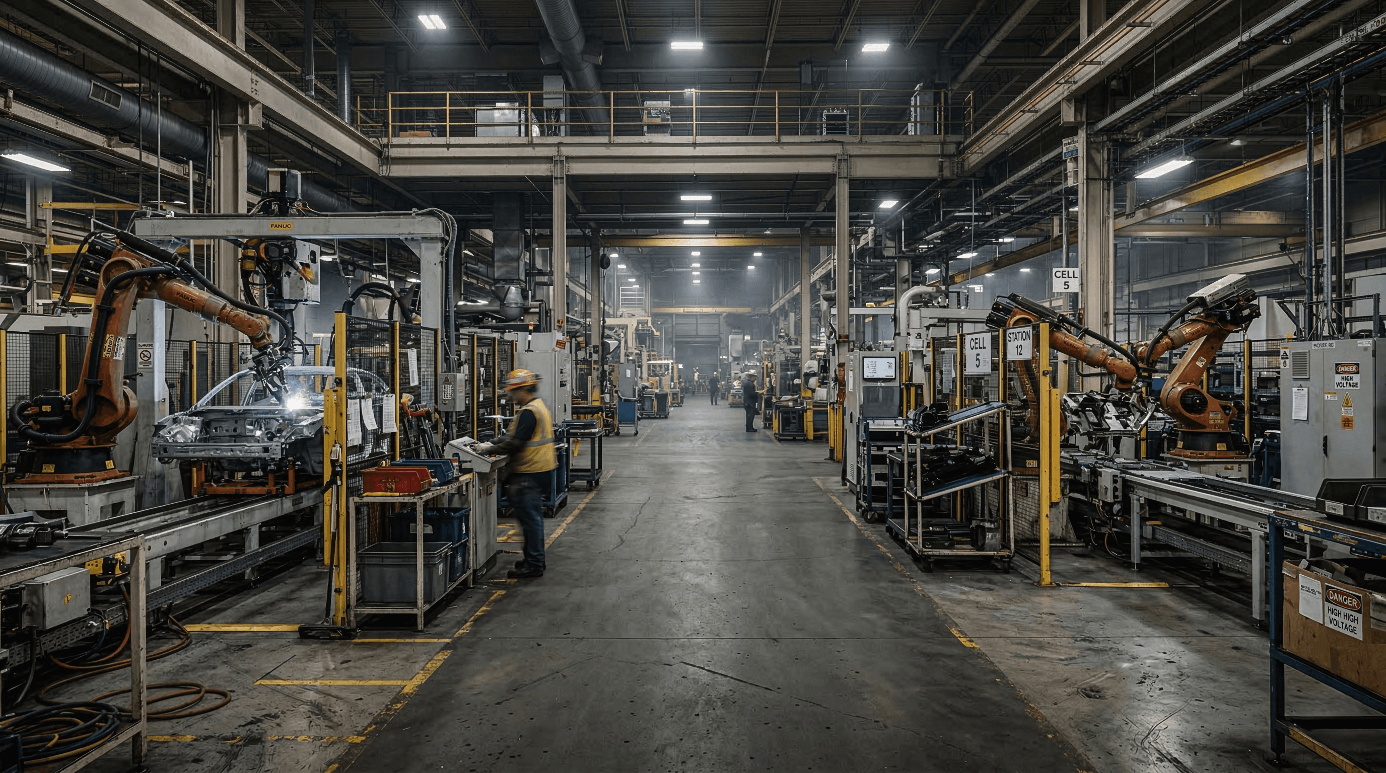 Manufacturing shop floor